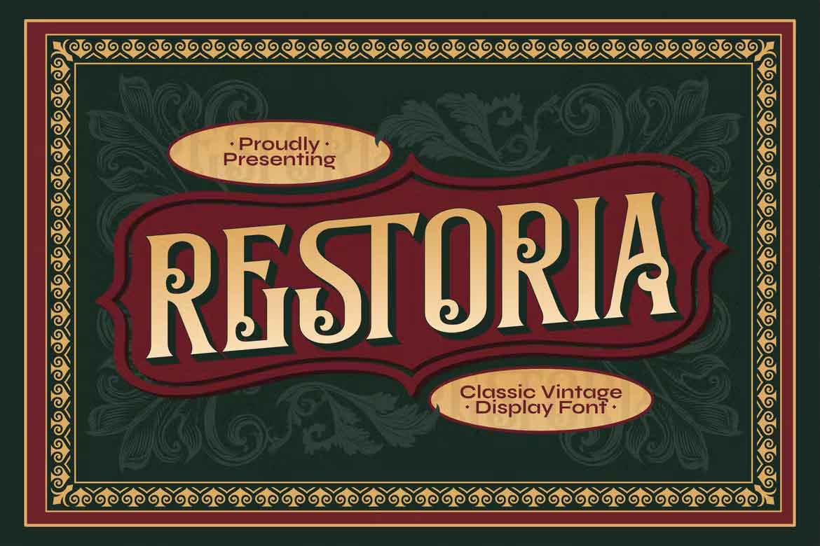 폰트 Restoria